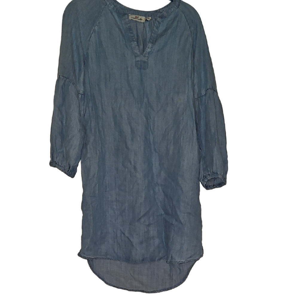 Vineyard Vines Sky Blue Long Sleeve Dress